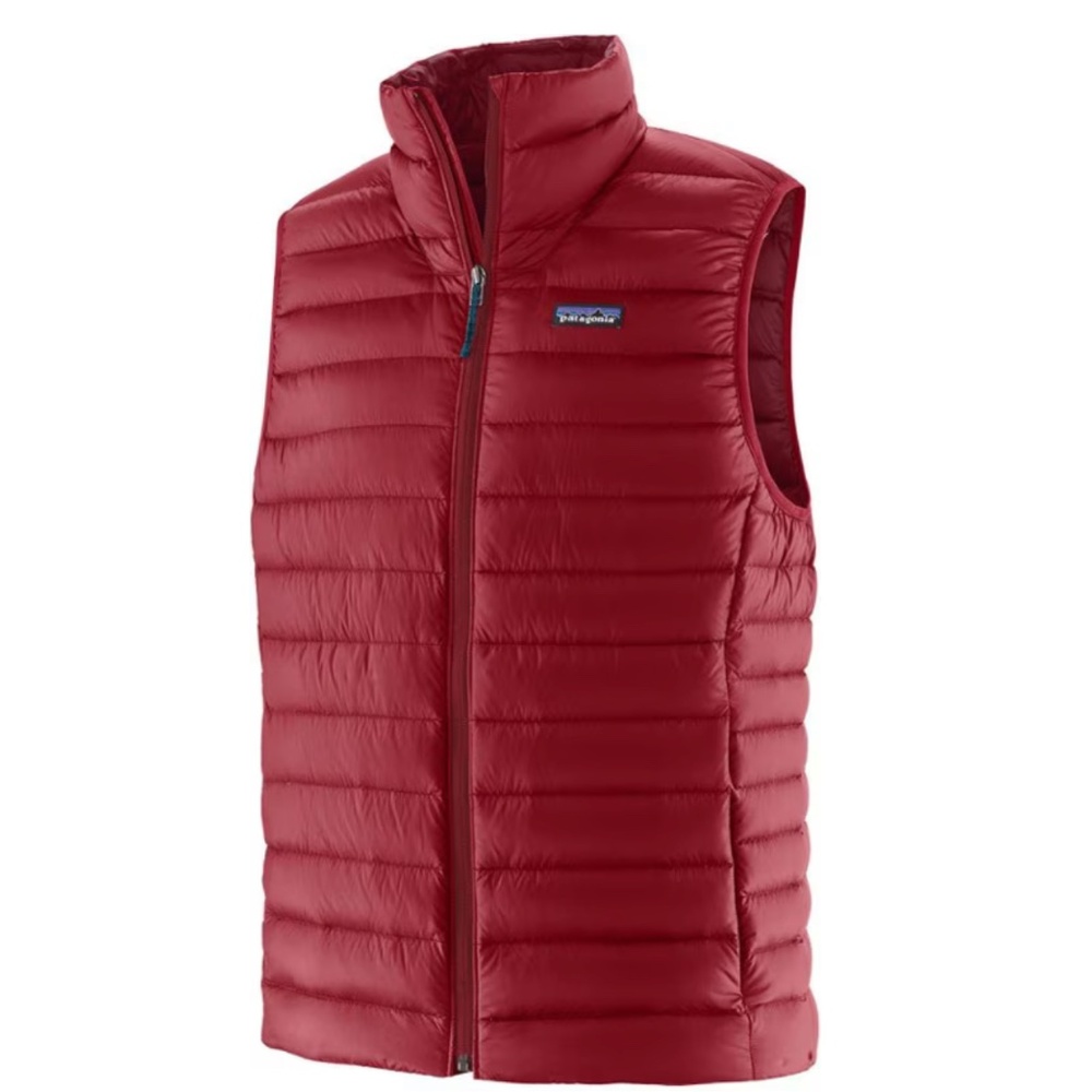 Patagonia Men's Down Sweater Vest - Carmine Red - NEW